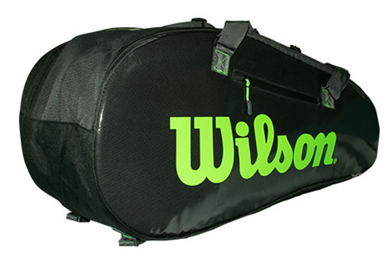 Túi Tennis Wilson Super Tour 3 Com 15 Pack Charco/Green- WR8004101001